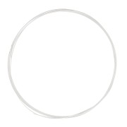 Filo duro - perlato 0.9 mm Argento 925 x1m