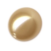 Perlina PureCrystal mezza forata 5818 mm. 4 Vintage Gold Pearl x1|raw }}
