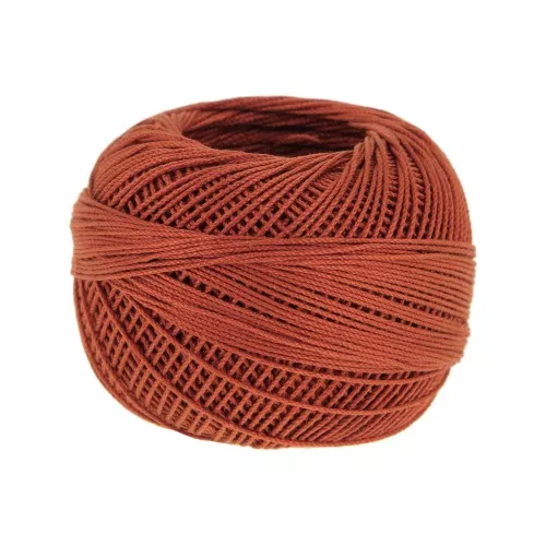 Filo di cotone Lizbeth dimensione 10 Burnt Sienna n°9601 x111m