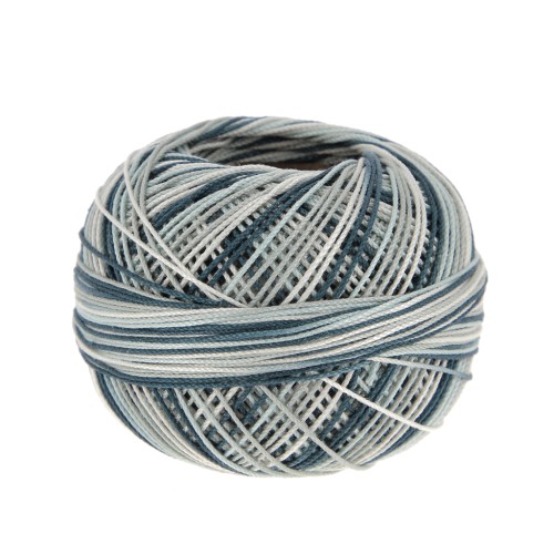 Filo di cotone Lizbeth dimensione 10 Artic Evening n°9100 x111m