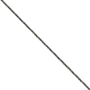 Catena maglia Herringbone 1.1 mm Argento 925 rodio nero x50cm|raw }}