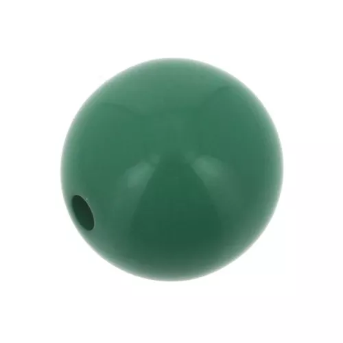 Perla in resina Opaca 4 mm -Verde x15