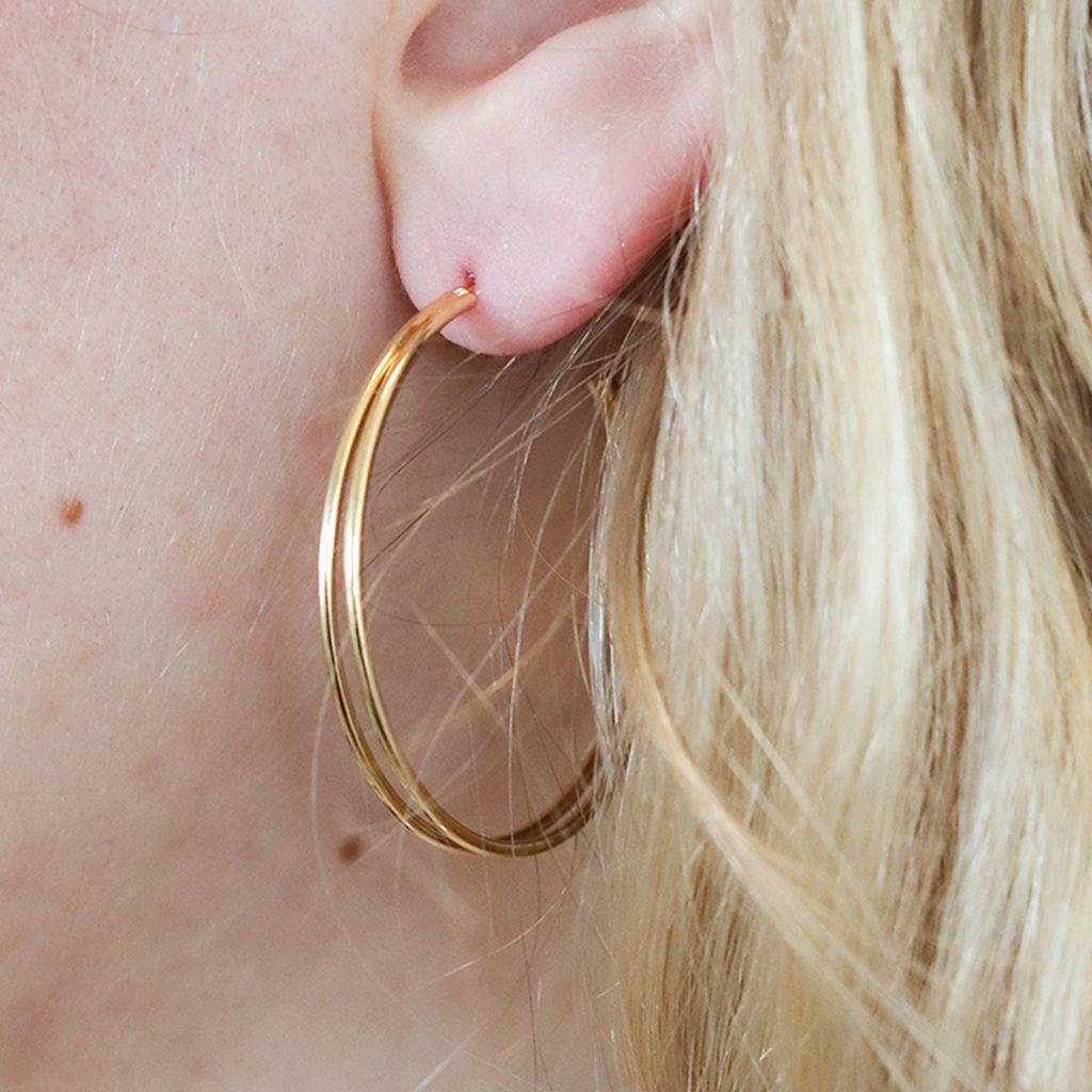 Orecchini Philip Jones Orecchini A Farfalla Ape Placcati Oro Di - Foto 8