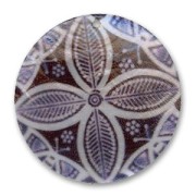 Zecchino stampato Madreperla mm. 50 Dark Blue x1