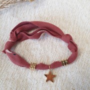 Perla cubo lavorato 6 mm - Placcato oro 3 micron x1