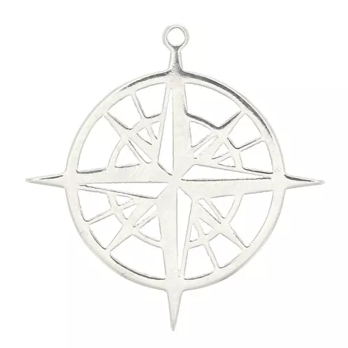 Pendente Rosa dei venti 22x21 mm - Argento 925 x1