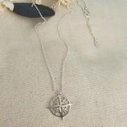 Pendente Rosa dei venti 22x21 mm - Argento 925 x1