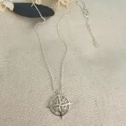 Pendente Rosa dei venti 22x21 mm - Argento 925 x1