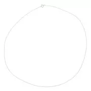 Girocollo a palline diamantate 1,45 mm in Argento 925 x50cm
