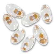 Long Magatama Miyuki mm.4x7 LMA-1522 - Crystal Spkl Honey Beige x 10g|raw }}