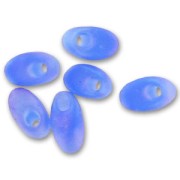Long Magatama Miyuki mm.4x7 LMA-150FR - Mat Tr Sapphire AB x 10g|raw }}