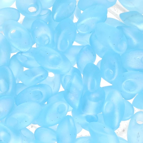 Long Magatama Miyuki mm.4x7 LMA-148FR - Mat Aquamarine AB x 10g