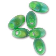 Long Magatama Miyuki mm.4x7 LMA-146FR - Mat Tr Green AB x 10g