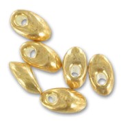 Long Magatama Miyuki mm.4x7 LMA-1052 - Galvanized Gold x 10g