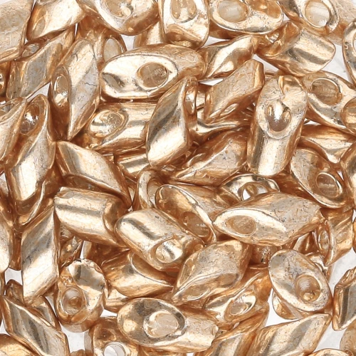 Long Magatama Miyuki mm.4x7 LMA-1052 - Galvanized Gold x 10g