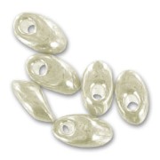 Long Magatama Miyuki mm.4x7 LMA-1051 - Galvanized Silver x 10g|raw }}