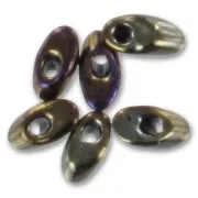 Magatama lungo Miyuki 4x7 mm LMA-458 - Marrone Iris Metallizzato x10 g