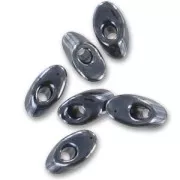 Long Magatama Miyuki mm.4x7 LMA-451 - Gunmetal x 10g