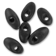Long Magatama Miyuki mm.4x7 LMA-401F - Mat Black x 10g|raw }}
