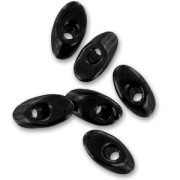 Long Magatama Miyuki mm.4x7 LMA-401 - Black x 10g|raw }}