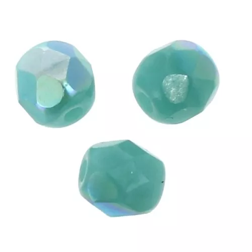 Sfaccettate mm. 4 Opaque Jade AB x50