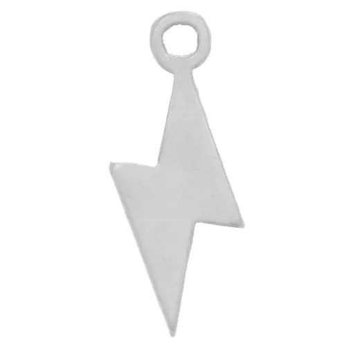 Mini ciondolo fulmine 9.5x3.5 mm in Argento 925 x1