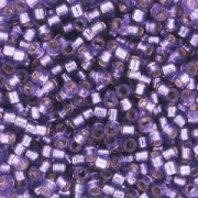 Miyuki Delica 11/0 DB1343 - Dyed Silver Lined Lilac|raw }}