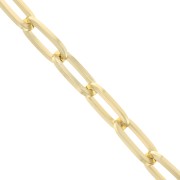 Catena in alluminio maglia rettangolo 10.3 mm - Maglie aperte - Dorato x1m|raw }}