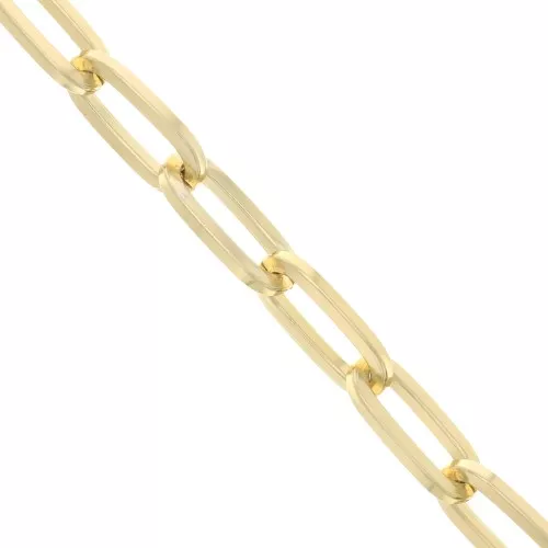 Catena in alluminio maglia rettangolo 10.3 mm - Maglie aperte - Dorato x1m