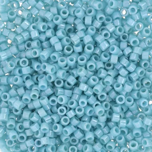 Miyuki Delica 11/0 DB0217 - Opaque Turquoise Green Luster