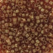 Miyuki Delica 11/0 DB0121 - Apricot Topaz Gold Luster