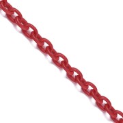 Catena plastica maglia Forzatina 6 mm - Rosso x42cm|raw }}