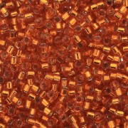 Miyuki Delica 11/0 DB0045 - Silver Lined  Orange