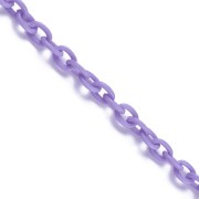 Catena plastica maglia Forzatina 6 mm - Viola x42cm