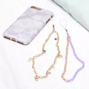 Catena plastica maglia Forzatina 6 mm - Viola x42cm