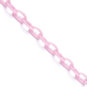 Catena plastica maglia Forzatina 7.4 mm - Rosa chiaro x39cm|raw }}