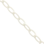 Catena plastica maglia Forzatina 7.4 mm - Bianco x39cm|raw }}