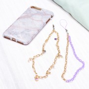 Catena plastica maglia Forzatina 7.4 mm - Giallo x39cm