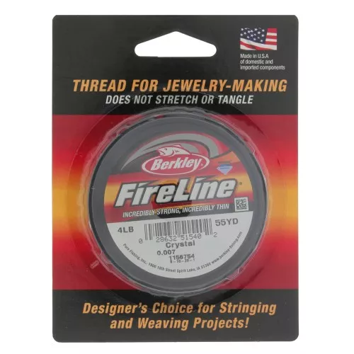 Filo Fireline -  0.10 mm (4LB) Crystal x50 m