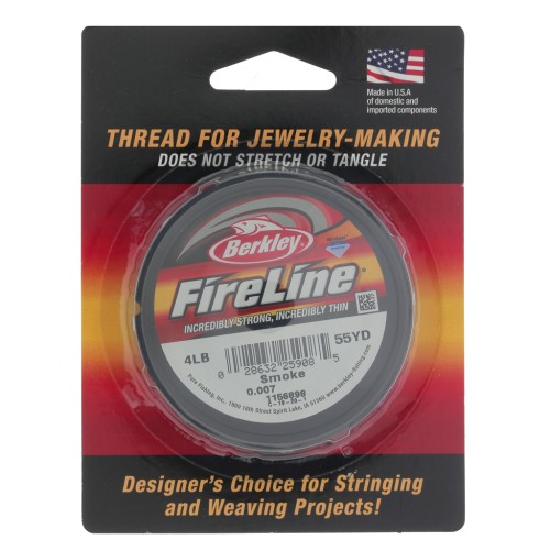 Filo Fireline -  0.10 mm (4LB) Smoke x50 m