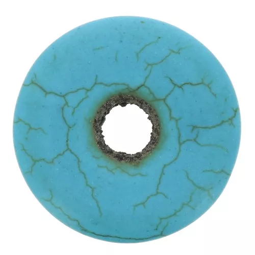 Donuts 29 mm pietra gemma - Imitazione Turchese x1