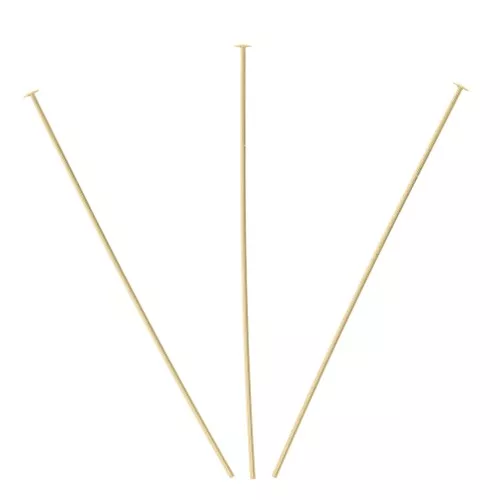 Chiodino con testa piatta mm. 44x0.6 in Gold filled x10