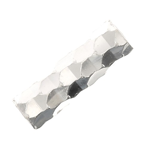 Tubi faccettati 6x2 mm - Argento 925 x10