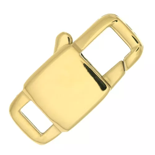 Chiusura moschettone mm. 22 Acciaio inossidabile Dorato 316L x1
