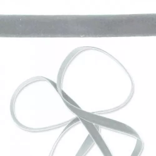 Nastro velluto mm. 9 Grigio chiaro x1m
