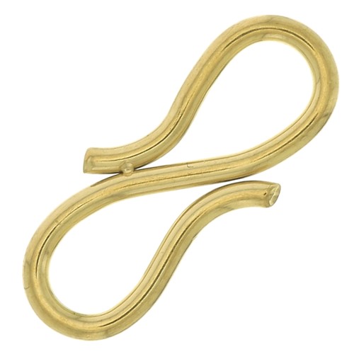 Chiusura gancio 17x7 mm Acciaio inossidabile Dorato 316L x1