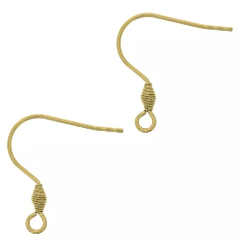 Monachelle 21 mm con anello aperto- Acciaio inossidabile dorato 316L x2