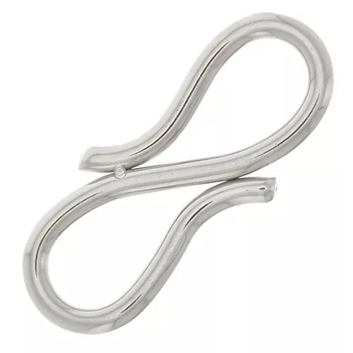 Chiusura gancio 17x7 mm Acciaio inossidabile 316L x1