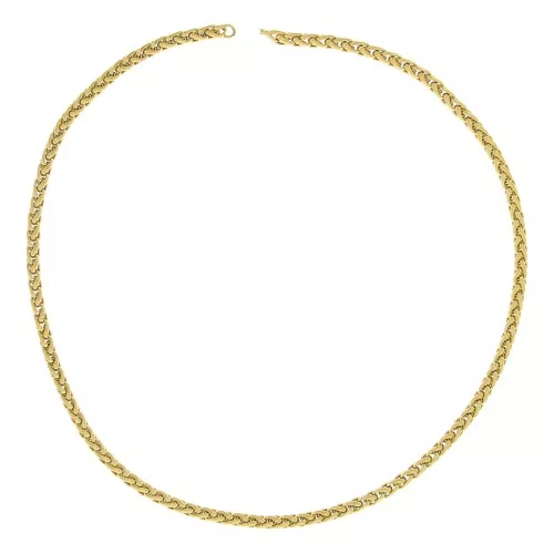 Catena maglia Palma 4.5 mm Acciaio inossidabile dorato 304 x50cm