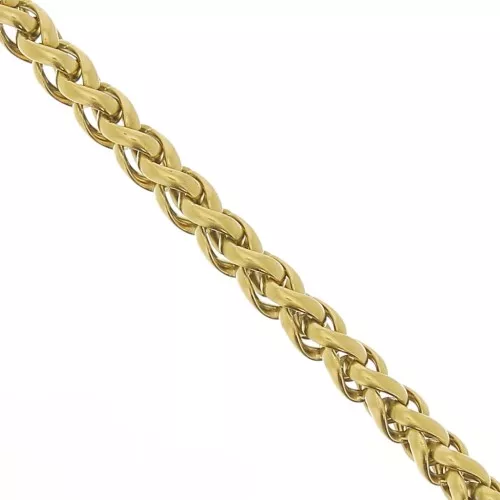 Catena maglia Palma 7.8 mm Acciaio inossidabile dorato 304 x50cm